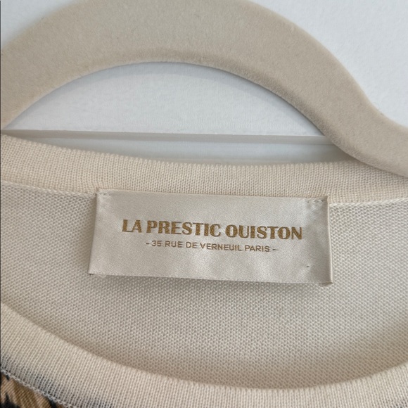 La Prestic Ouiston cheetah top - Picture 2 of 7